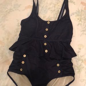 Navy sailor swimsuit